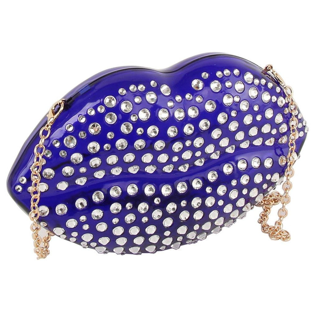 
                      
                        Blue Kiss Rhinestone Bag
                      
                    