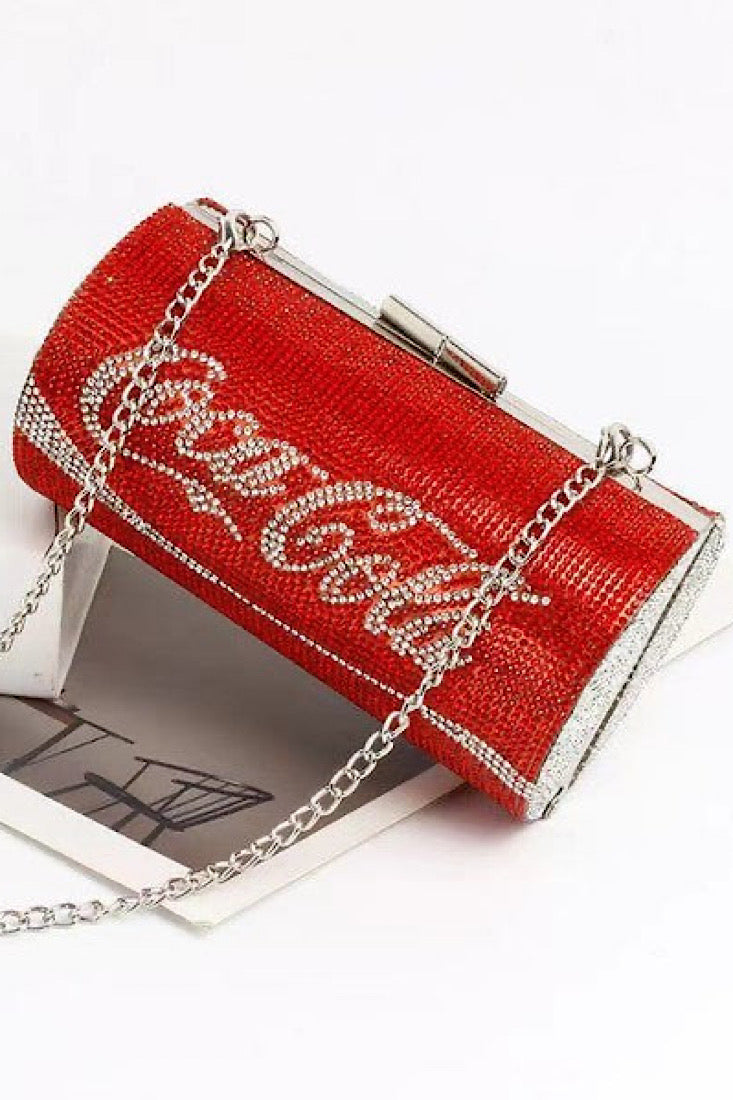 Sparkling Coca-Cola Rhinestone Bag