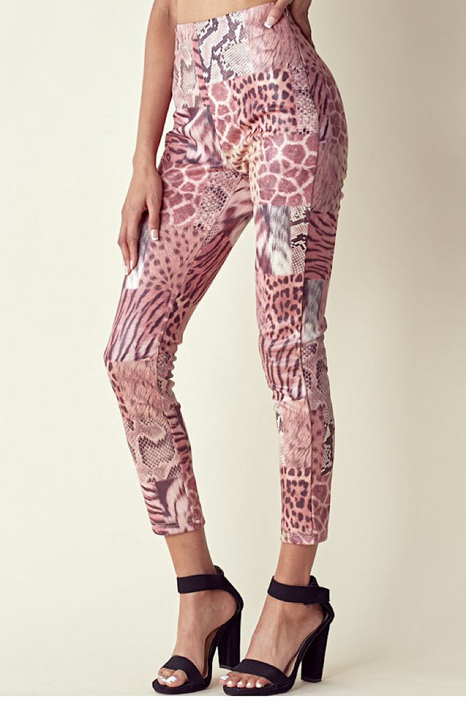 
                      
                        Pink Patch Suede Pant
                      
                    