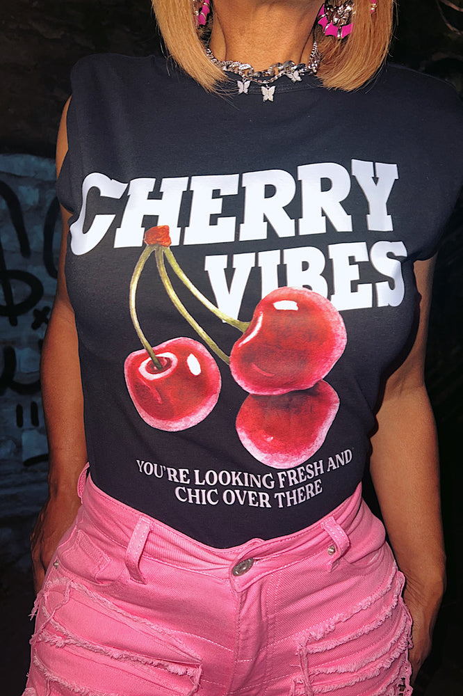 Cherry Vibes Graphic Tee