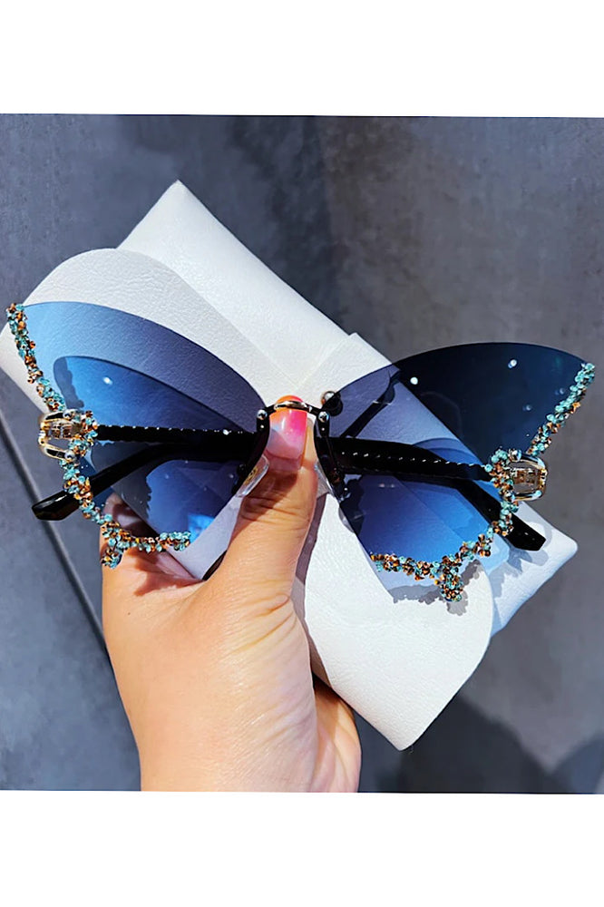 
                      
                        Butterfly Blaze Sunglasses - Blue
                      
                    