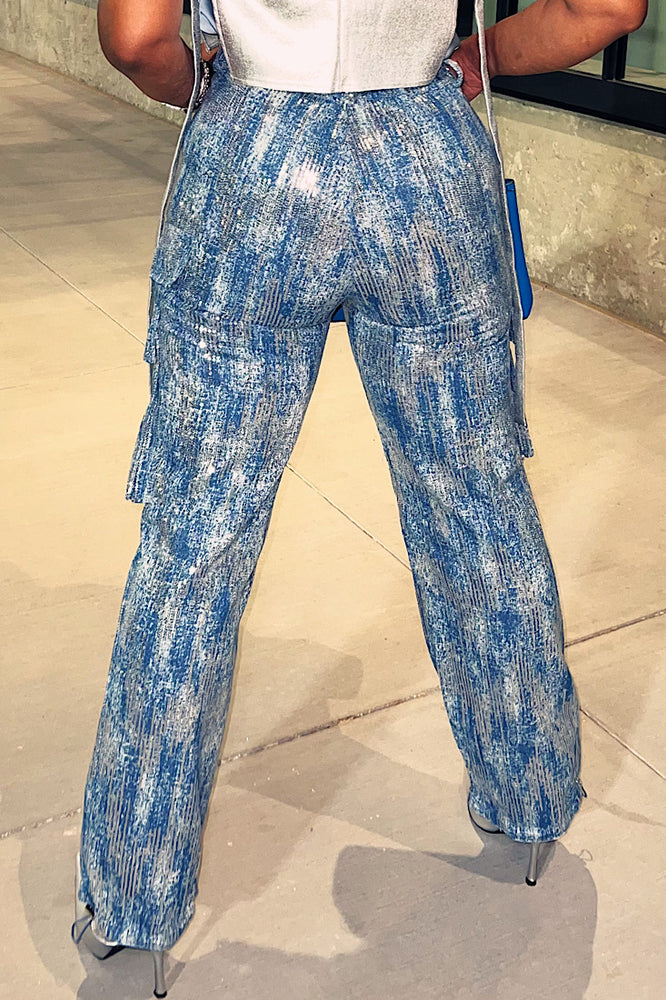 
                      
                        Starry Night Denim & Sequin Jeans
                      
                    