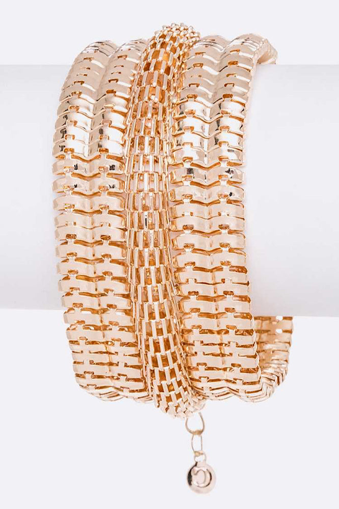 
                      
                        Golden Coil Bracelet
                      
                    