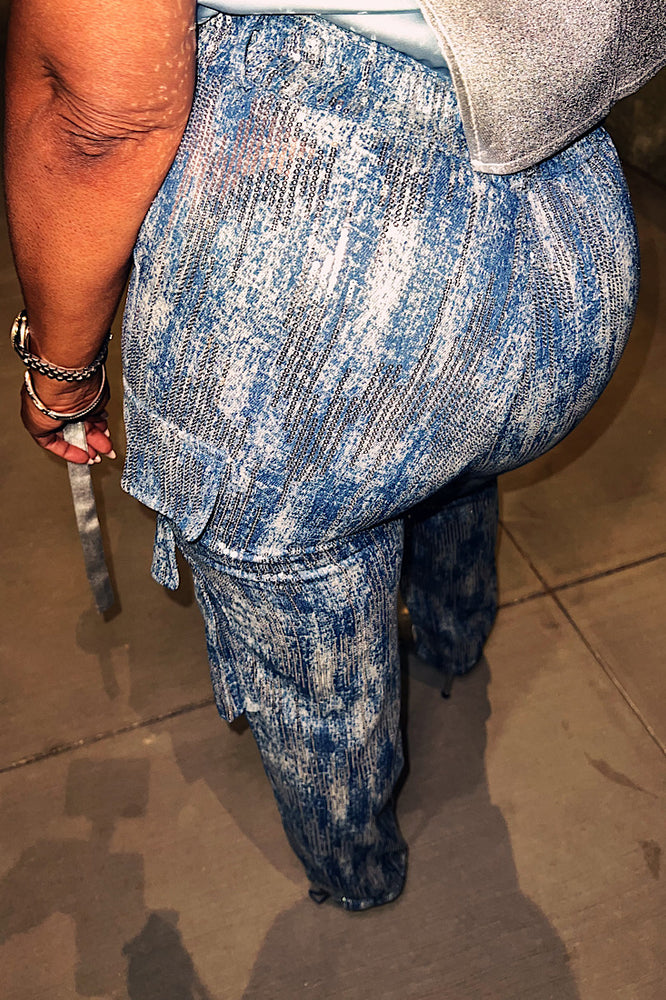 
                      
                        Starry Night Denim & Sequin Jeans
                      
                    