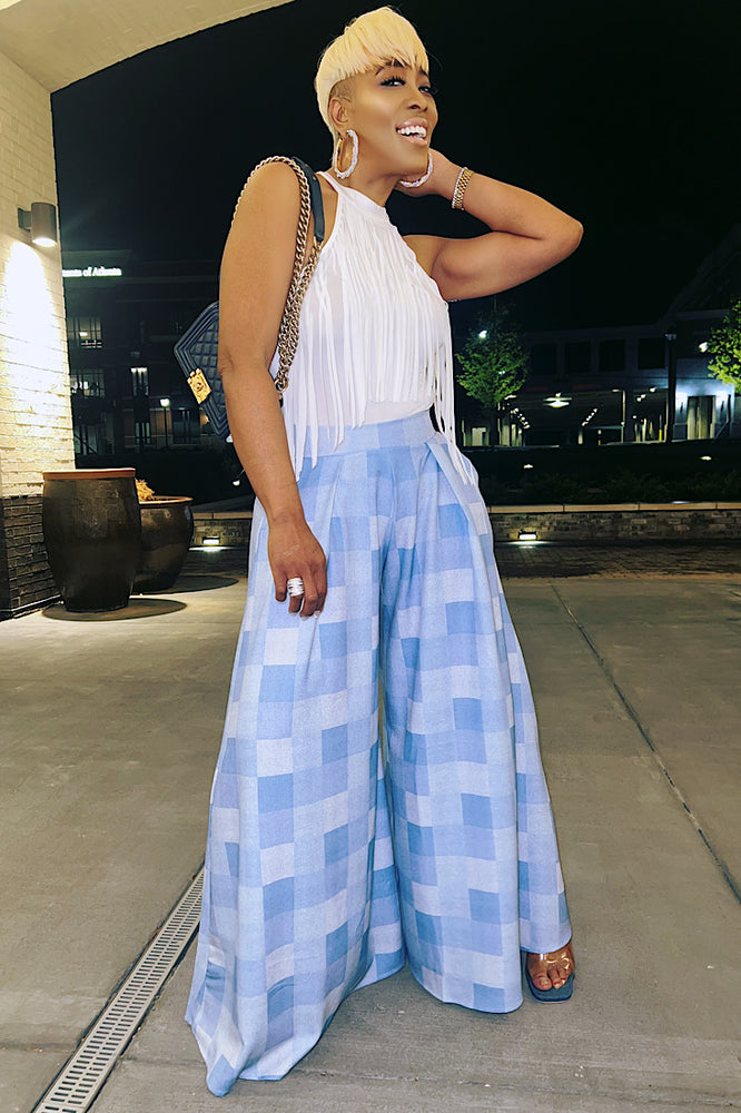 
                      
                        The Derricka Wide Leg Pant
                      
                    