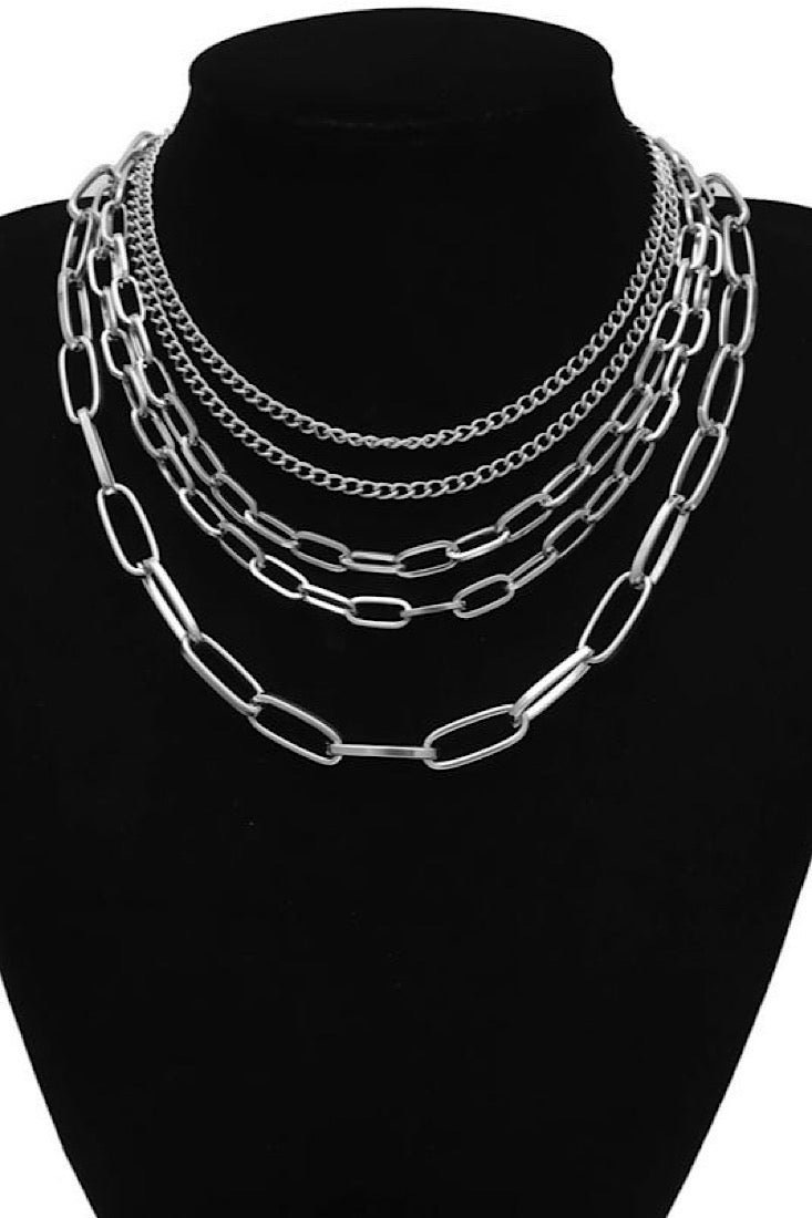 Triple Deck Necklace Set