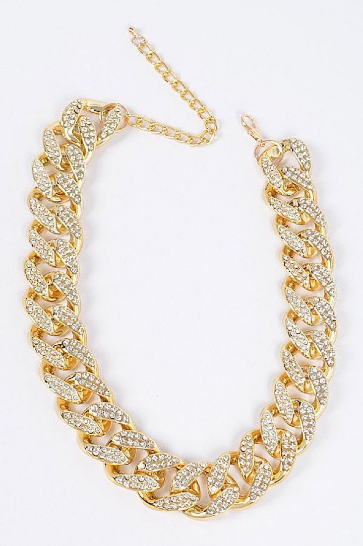 Nice Ice Naija Necklace - Gold