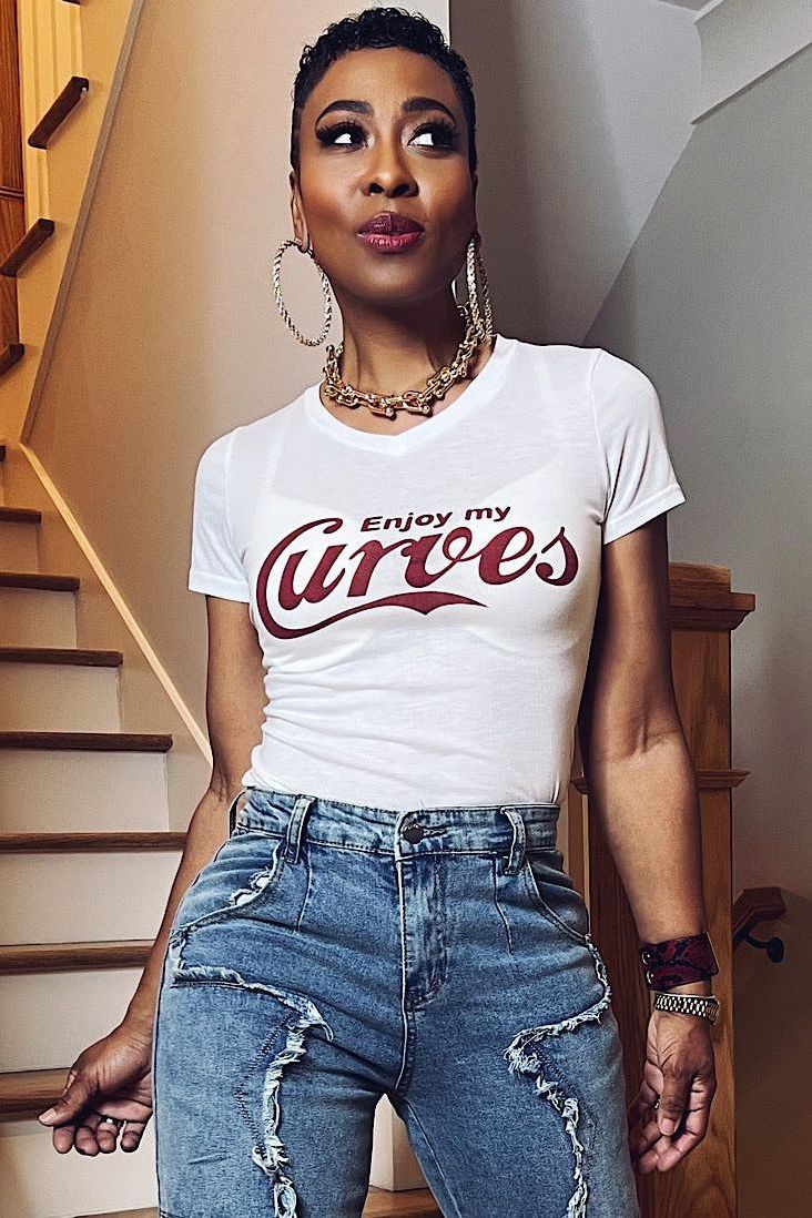 My Curves Graphic Tee