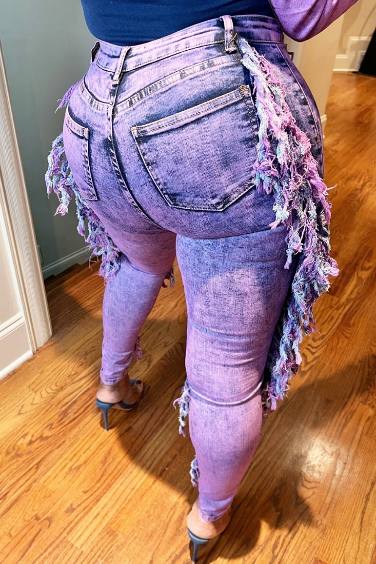 Purple Pressure Jeans