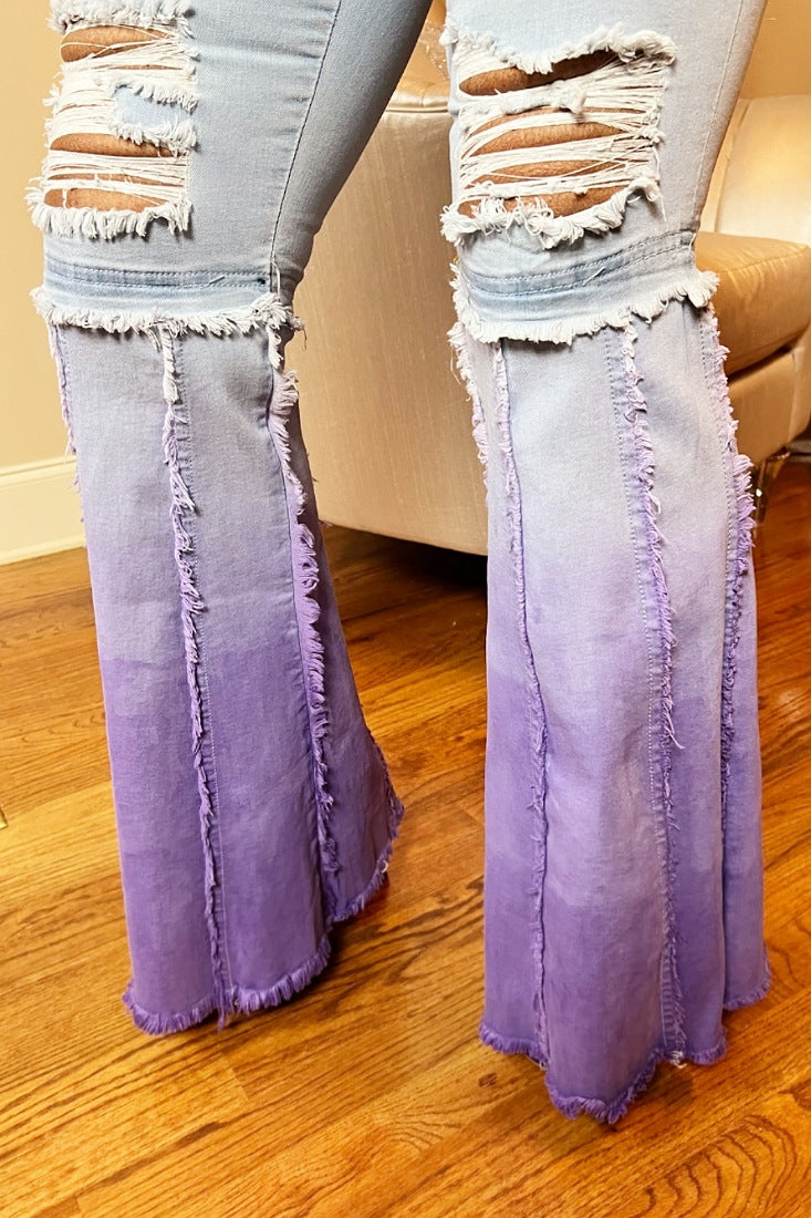 Purple Haze Ombre Jeans
