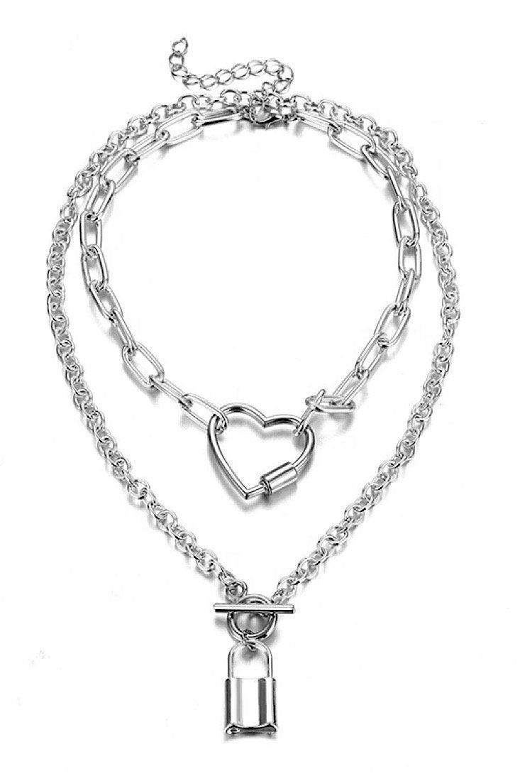 Heart On Lock 2 Piece Chain - Gritty Soul