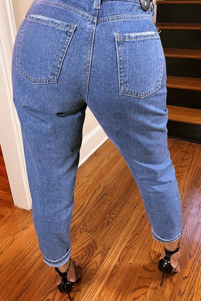 
                      
                        So Bomb Mom Jeans - Medium Wash - Gritty Soul
                      
                    