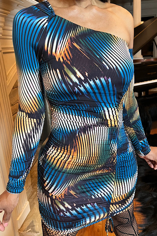 Aquarius Vibes Mini Dress