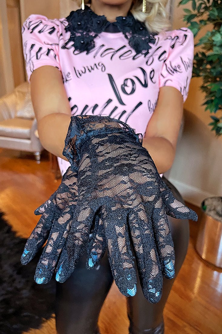 80s Baby Lace Gloves - Gritty Soul