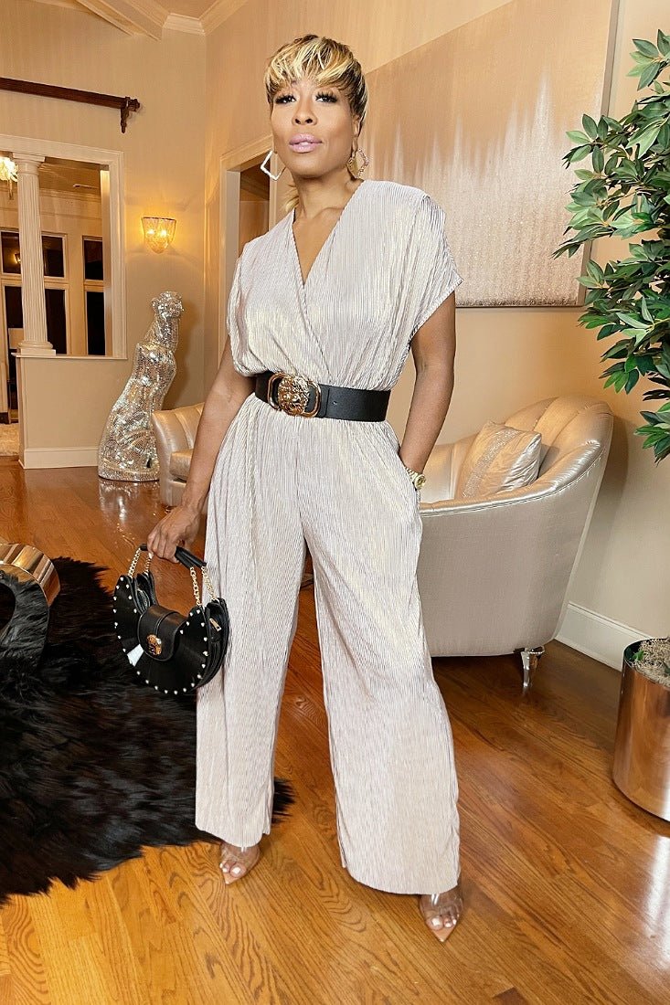 Michelle Phife Shimmery Jumpsuit - Gritty Soul