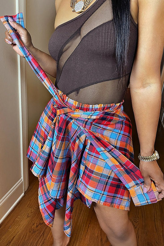 School Girl Boo Multi-color Skirt - Gritty Soul